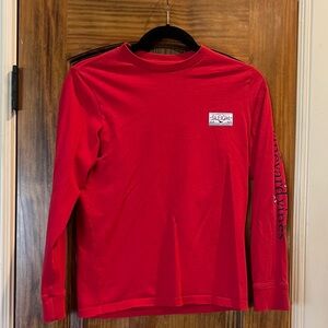 Vineyard Vines Red Long Sleeve Tee